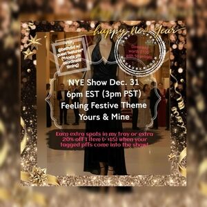 @bethybd LIVE NYE! 6pmEST Theme:Feeling Festive Use➕️ Details⬇️&On Cover Slide